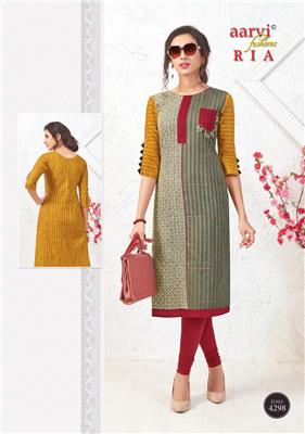 AARVI RIA VOL 1 UNSTITCHED KURTIS SUPPLIER