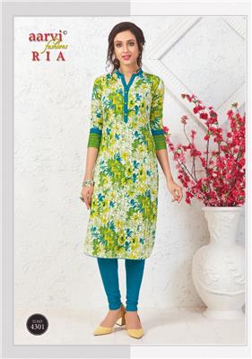 AARVI RIA VOL 1 UNSTITCHED KURTIS SUPPLIER