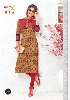 AARVI RIA VOL 1 UNSTITCHED KURTIS SUPPLIER