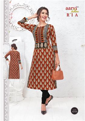 AARVI RIA VOL 1 UNSTITCHED KURTIS SUPPLIER