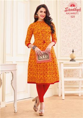 SANDHYA KALAKRUTI VOL 16 UNSTITCHED WHOLESALE KURTIS