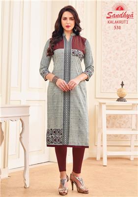 SANDHYA KALAKRUTI VOL 16 UNSTITCHED WHOLESALE KURTIS