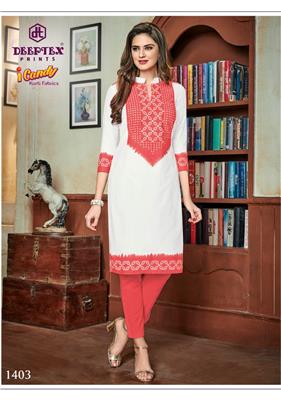 DEEPTEX I CANDY VOL 14 UNSTITCHED KURTIS DELAER