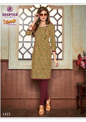 DEEPTEX I CANDY VOL 14 UNSTITCHED KURTIS DELAER