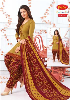 BAALAR COLORFUL PATIYALA VOL 1 READYMADE_WHOLESALE_PURE_COTTON_SUITS_14