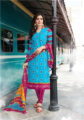 LAKHANI BANDHANI EXPRESS VOL 1_WHOLESALE_BANDHANI_COTTON_DRESS_MATERIAL_10