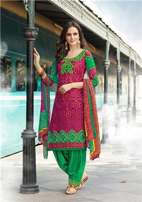 LAKHANI BANDHANI EXPRESS VOL 1_WHOLESALE_BANDHANI_COTTON_DRESS_MATERIAL_11