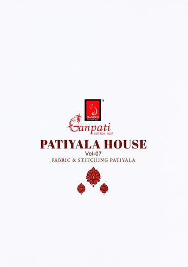New released of GANPATI PATIYALA HOUSE RUHI VOL 7 by GANPATI COTTON SUITS Brand