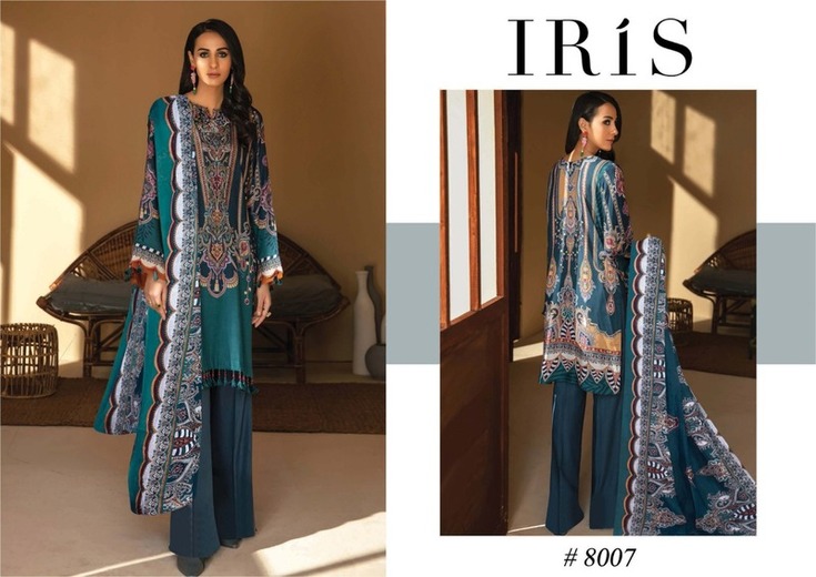 Authorized MF PAKISTANI LAWN IRIS VOL 8 Wholesale  Dealer & Supplier from Surat