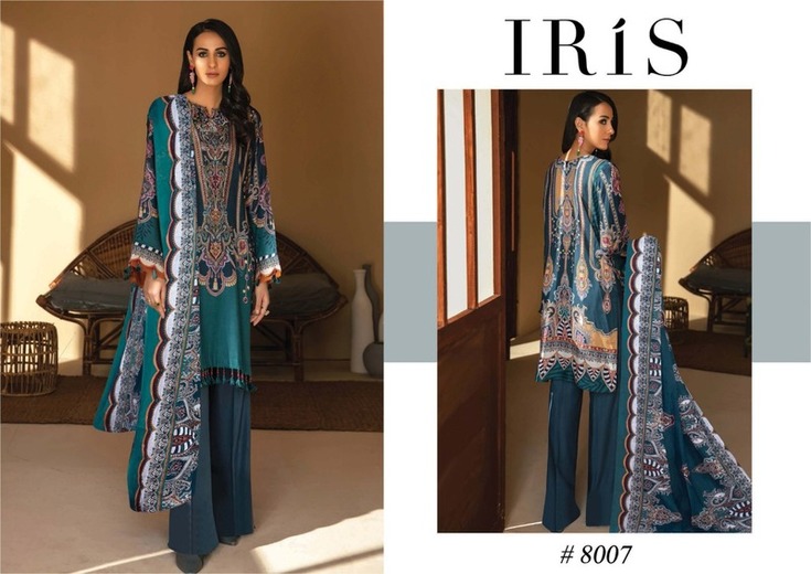 New released of MF PAKISTANI LAWN IRIS VOL 8 by MF Brand