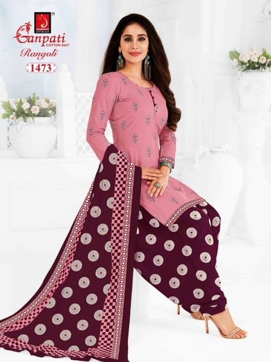 New released of GANPATI RANGOLI STITCHED VOL 14 by GANPATI COTTON SUITS Brand