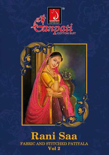 New released of GANPATI RANI SAA RUHI VOL 2 by GANPATI COTTON SUITS Brand